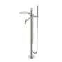 Смеситель напольный STICK DIMOND NICKEL BRUSH MARBLE GREY 129-NB-MR-GR