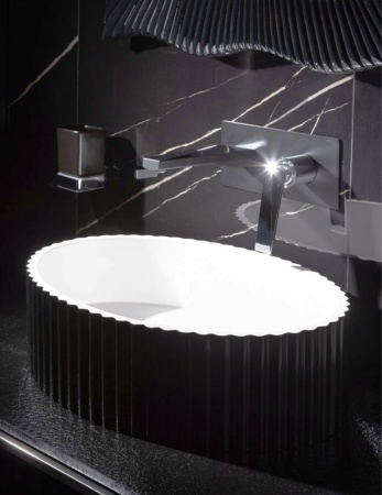 Раковина накладная 50 см ArmadiArt Canale 878-B