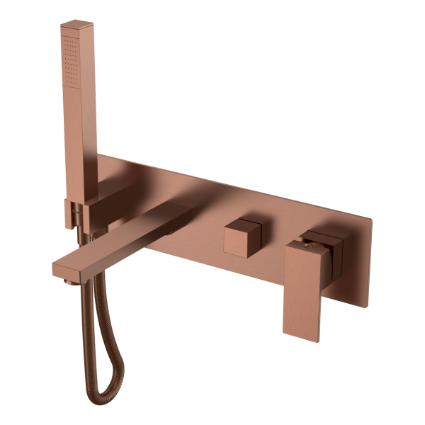 Смеситель для ванны Boheme Qubic 474-2-BRB