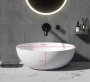 Раковина накладная Ø35 см ArmadiArt Corian Slim 879-35
