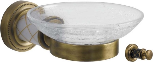 Мыльница Boheme Murano 10903-B-BR