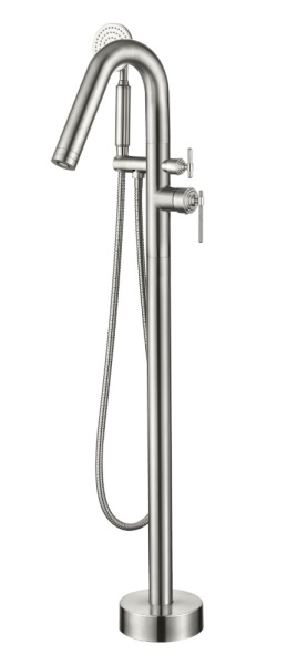 Смеситель напольный ETERNA NICKEL BRUSH 179-NB