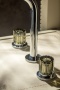 Смеситель из стены AURA на 3 отв. CHROME ELEGANTE GREEN 152-CR-EL-GREEN