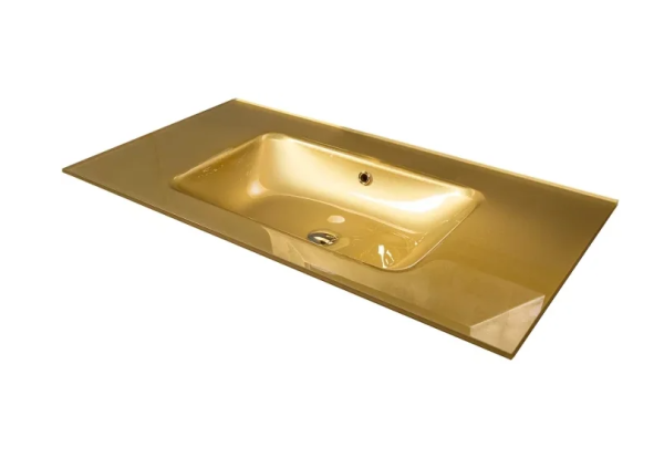 Раковина стеклянная 110 см ArmadiArt NeoArt 852-110-G продается только в комплекте с тумбой