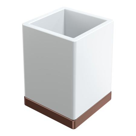 Стакан настольный Qubic Copper Brushed 10961-CB