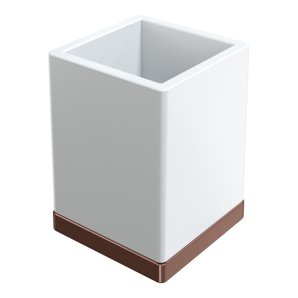 Стакан настольный Qubic Copper Brushed 10961-CB