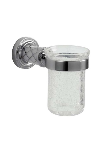Стакан для зубных щеток Boheme Murano 10904-W-CR