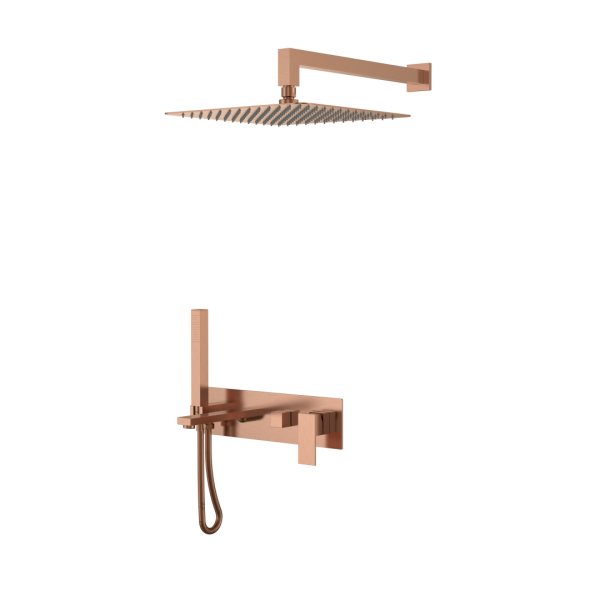 Встраиваемая душевая система Boheme Qubic 474-BRB