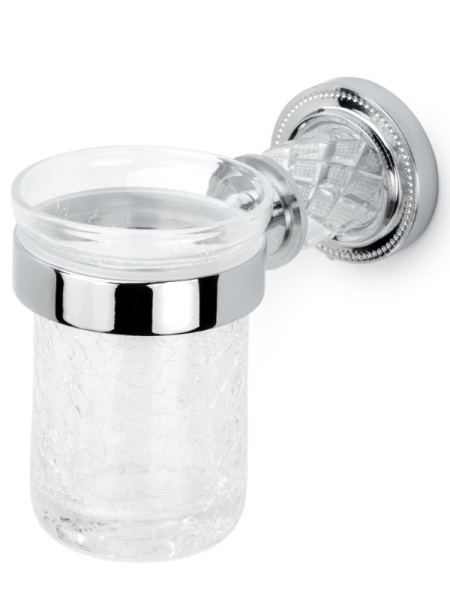 Стакан для зубных щеток Boheme Murano Cristal 10904-CRST-CH