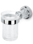 Стакан для зубных щеток Boheme Murano Cristal 10904-CRST-CH