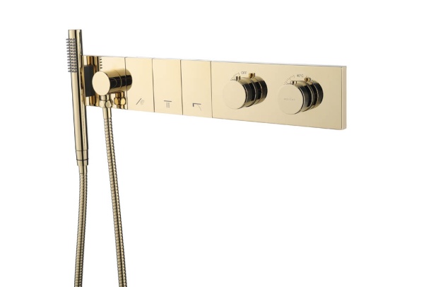 Встраиваемая душевая система Boheme Zodiac Thermo 133-SYS-G