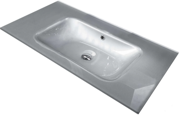 Раковина стеклянная 80 см ArmadiArt NeoArt 852-080-SLF продается только в комплекте с тумбой