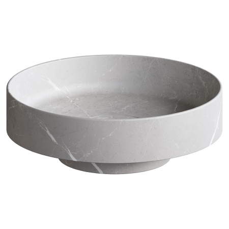 Раковина накладная Ø40 см ArmadiArt Sole Corian 801-GR