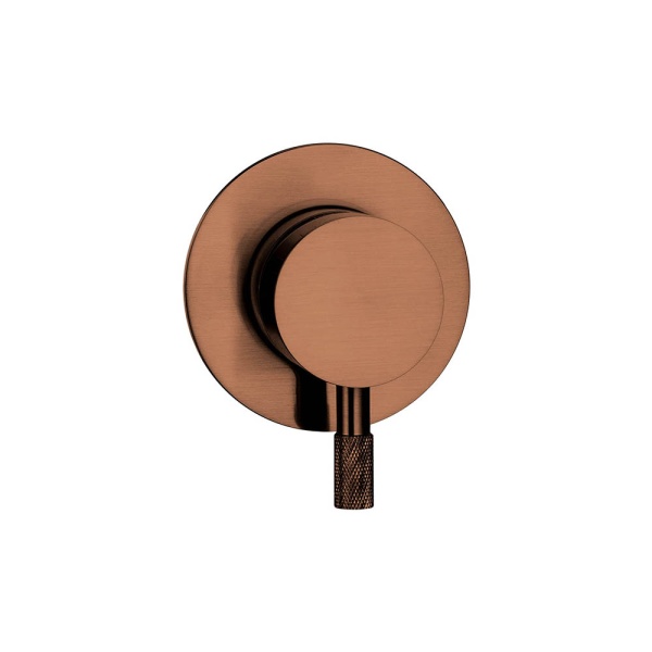 Смеситель встраиваемый однорычажный UNO BRUSHED BRONZE 627-BRB