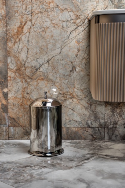 Ведро для мусора, классика Chrome 10915-CR