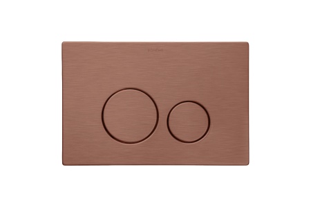 Кнопка для инсталляции, нерж.сталь BRUSHED BRONZE ультраплоская 649-BRB