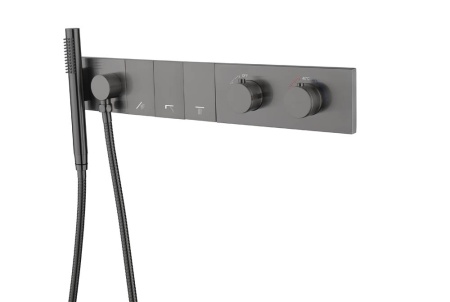 Встраиваемая душевая система Boheme Zodiac Thermo 133-SYS-GM