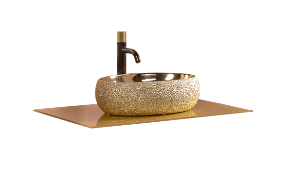 Столешница стеклянная 80 см ArmadiArt NeoArt 853-080-G