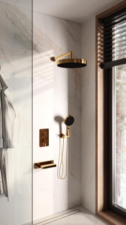 Комплект для душа Boheme Cell 427-G/134-3-G/625-2-G